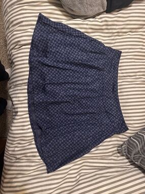 Pleated Navy Checkered Golf Skirt - Women adidas